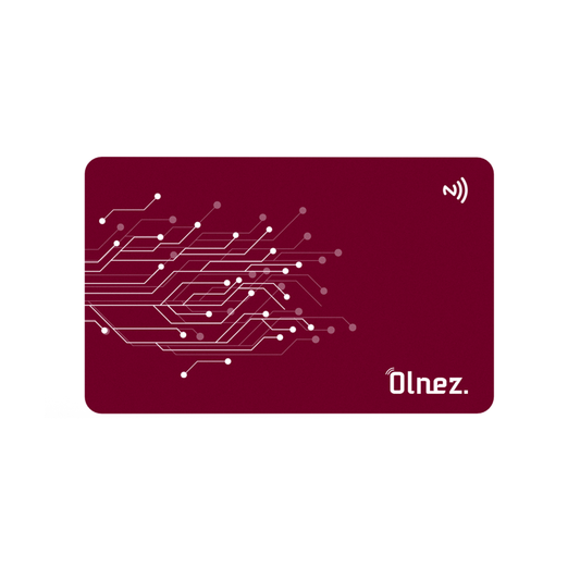 Olnez Maroon Card